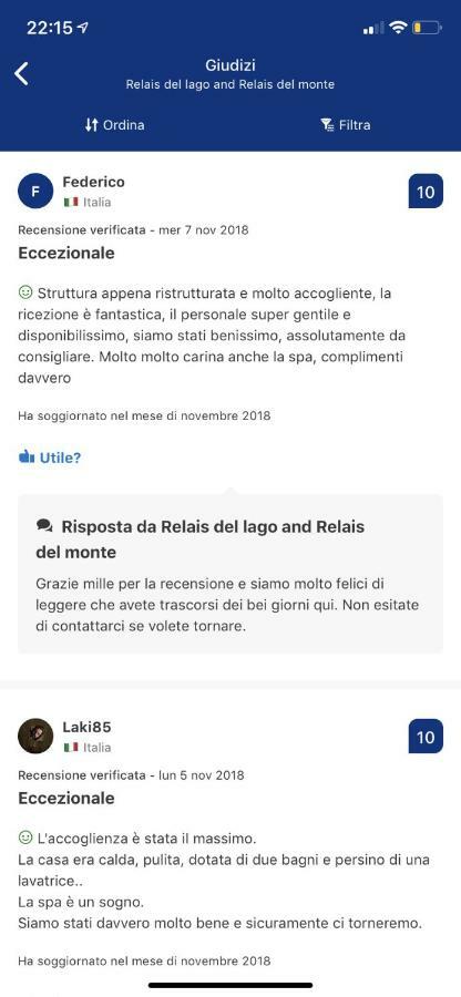 Relais Del Lago E Relais Del Monte Filettole Luaran gambar